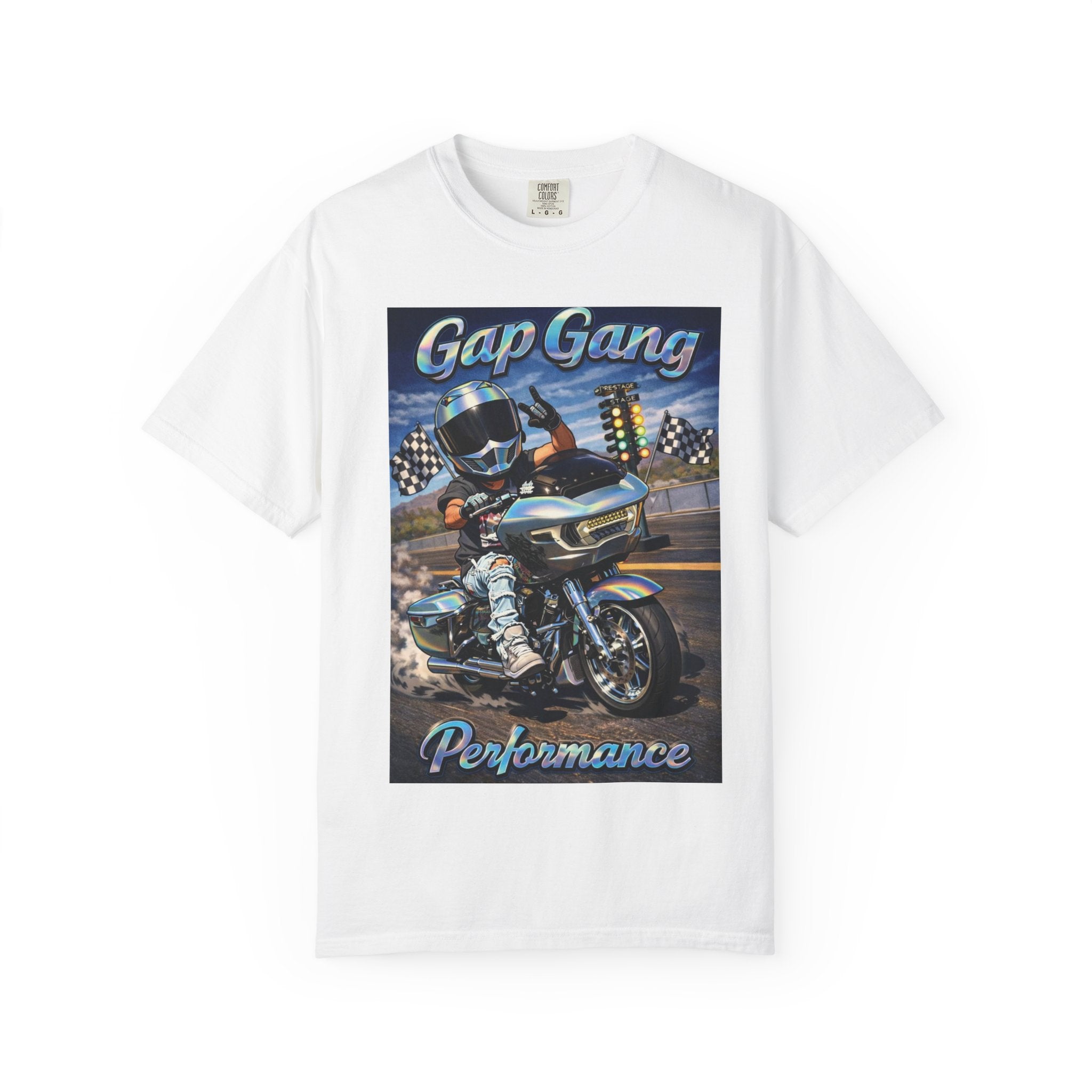 Drizz Hot 117 tee Gap Gang Performance Rider Graphic Tee
