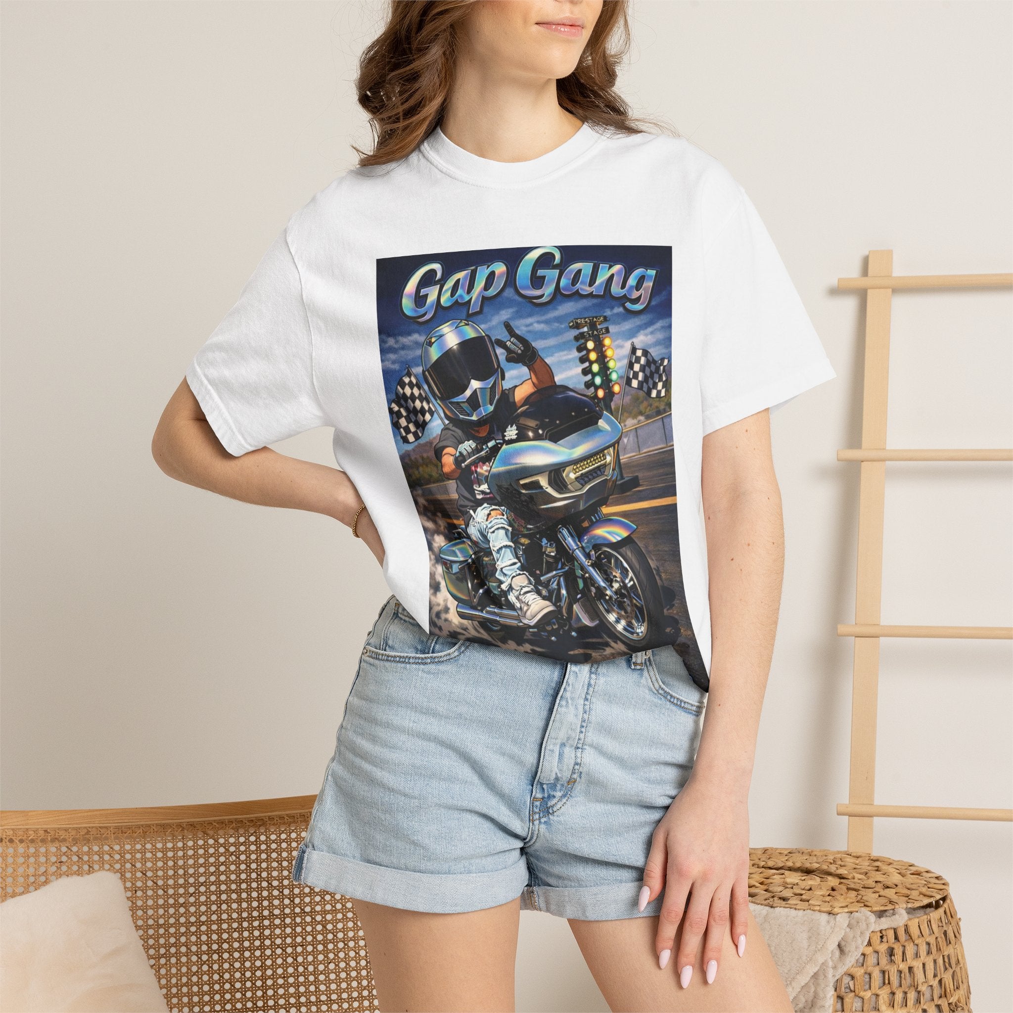 Drizz Hot 117 tee Gap Gang Performance Rider Graphic Tee
