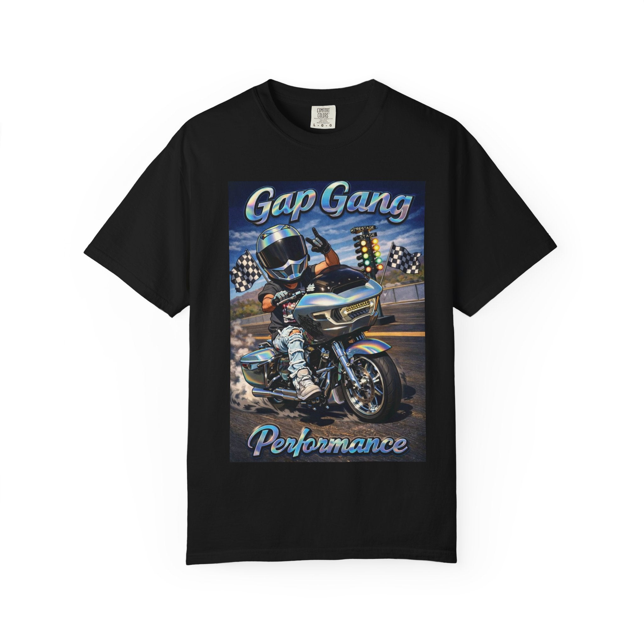 Drizz Hot 117 tee Gap Gang Performance Rider Graphic Tee