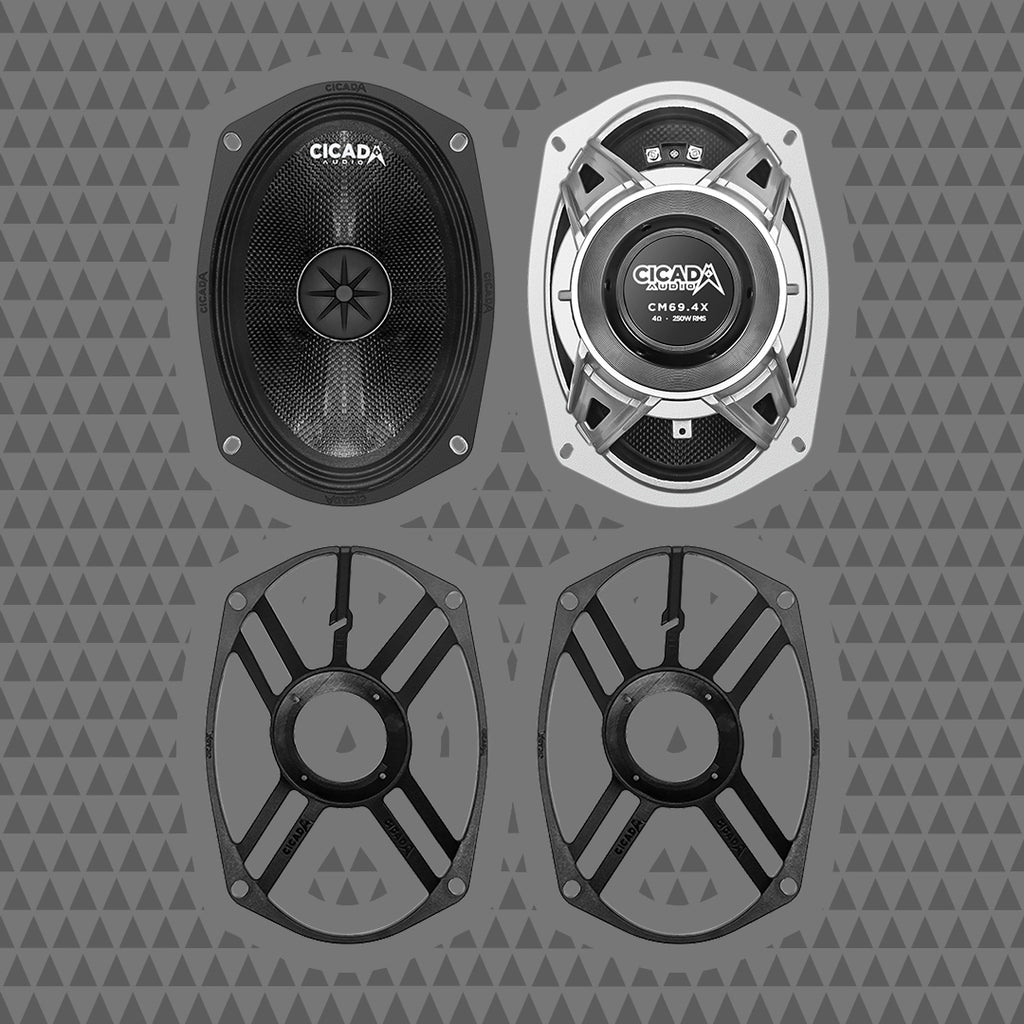 CM69.4x 6X9-INCH MID-BASS COMPONENT SPEAKERS - 4Ω
