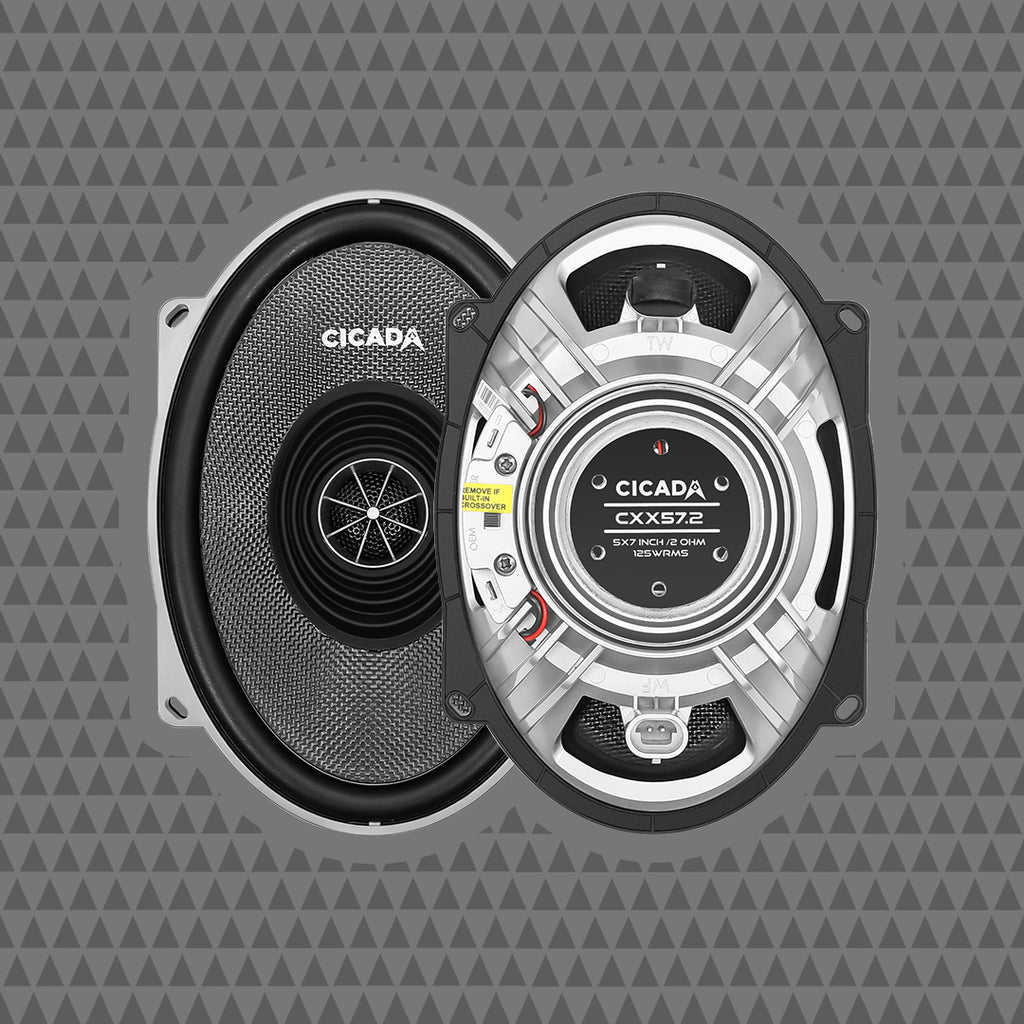 CXX57.2 5X7-INCH PRO COAXIAL SPEAKERS - 2Ω