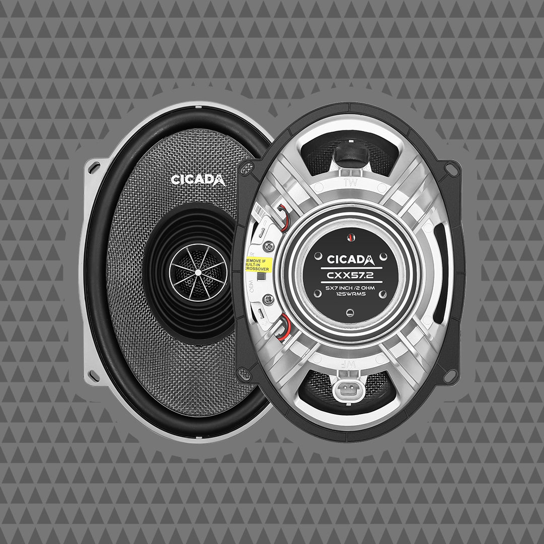 CXX57.2 5X7-INCH PRO COAXIAL SPEAKERS - 2Ω
