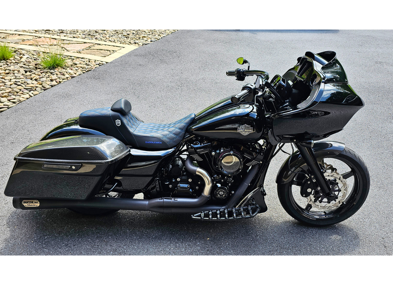 Burns Stainless Big Momma Pipe Milwaukee Eight 135 Cubic Inches Reverse Cone Megaphone Muffler With 3 Inch Collector