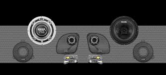 24CXH65.2SG 6.5 INCH MIDBASS 1 INCH COMPONET SPEAKER KIT 2Ω STEET GLIDE GRILL