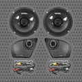 24CXK65.2RG 6.5-INCH MID-BASS / 1-INCH COMPONENT SPEAKERS KIT - 2Ω ROAD GLIDE